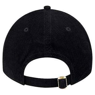 Men's New Era Black Cincinnati Bengals Corded 9TWENTY Adjustable Hat