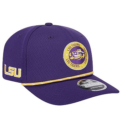 Men's New Era Purple LSU Tigers COOLERA 9SEVENTY Rope Stretch-Snap Hat