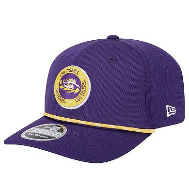 Men's New Era Purple LSU Tigers COOLERA 9SEVENTY Rope Stretch-Snap Hat