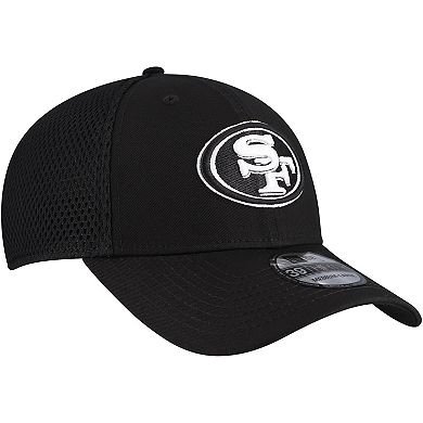 Men's New Era Black San Francisco 49ers Main Neo 39THIRTY Flex Hat