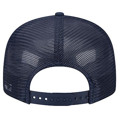 Men's New Era Navy New England Patriots Main Trucker 9FIFTY Snapback Hat