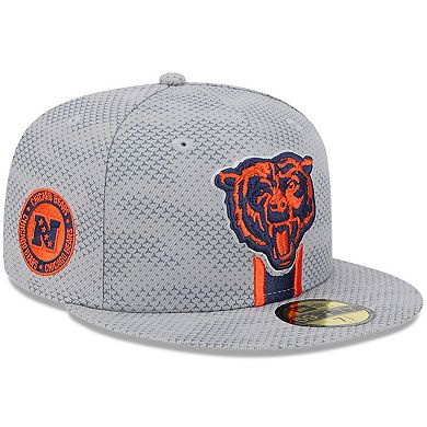 Men's New Era Gray Chicago Bears 2024 Sideline 59FIFTY Fitted Hat
