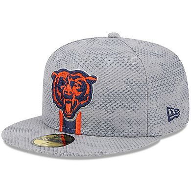 Men's New Era Gray Chicago Bears 2024 Sideline 59FIFTY Fitted Hat