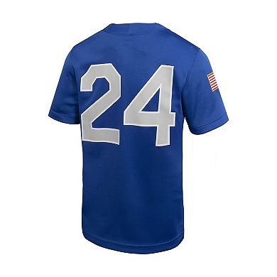 Youth Nike #24 Royal Air Force Falcons Untouchable Football Jersey