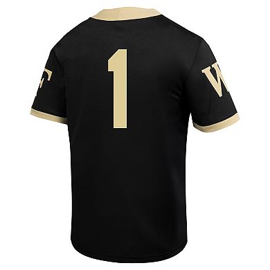 Youth Nike #1 Black Wake Forest Demon Deacons Untouchable Football Jersey