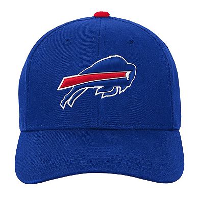 Youth Royal Buffalo Bills Team Pre-Curved Adjustable Hat