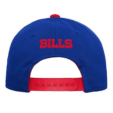 Youth Royal Buffalo Bills Team Pre-Curved Adjustable Hat