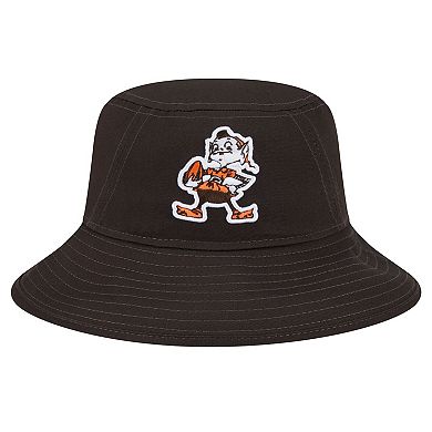 Men's New Era Brown Cleveland Browns Main Bucket Hat