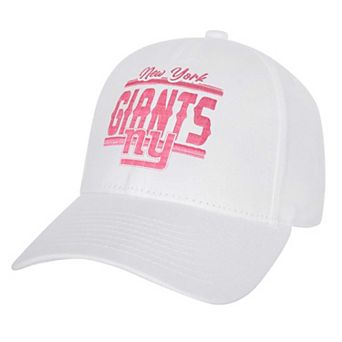 Girls Youth New York Giants All White Structured Adjustable��Hat