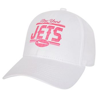 Girls Youth New York Jets All White Structured Adjustable��Hat