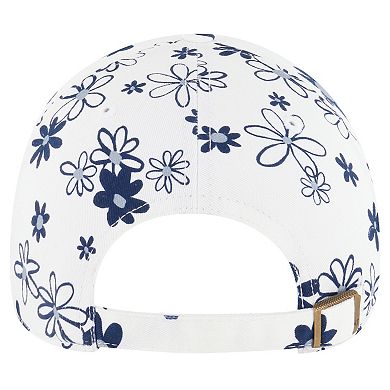 Girls Youth '47 White Dallas Cowboys Daisy Delight Clean Up Adjustable Hat