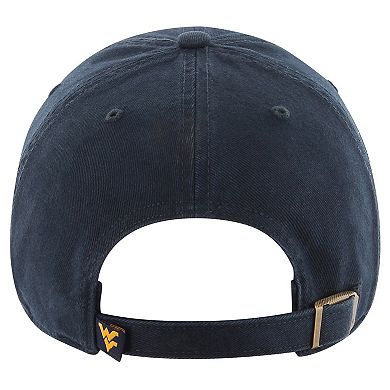Youth '47 Navy West Virginia Mountaineers Clean Up Adjustable Hat