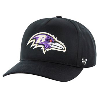 Men's '47 Black Baltimore Ravens Hitch Adjustable Hat
