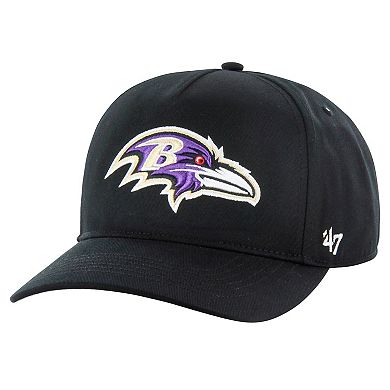 Men's '47 Black Baltimore Ravens Hitch Adjustable Hat