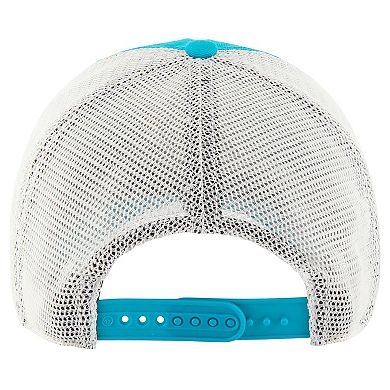 Men's '47 Aqua Miami Dolphins Clubhouse Boon Clean-Up Trucker Adjustable Hat