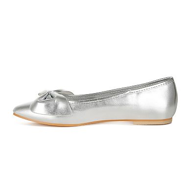 Rag & Co Bromelia Women's Metallic Ballet Flats