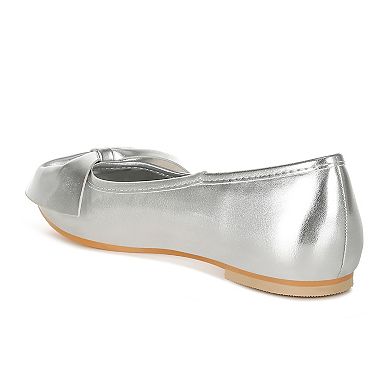 Rag & Co Bromelia Women's Metallic Ballet Flats