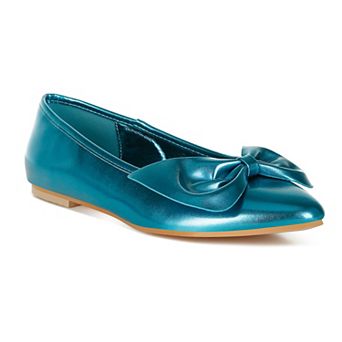 Rag & Co Bromelia Women's Metallic Ballet Flats