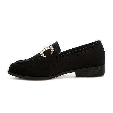 Rag & Co Maestro Women's Chain Detail Loafers