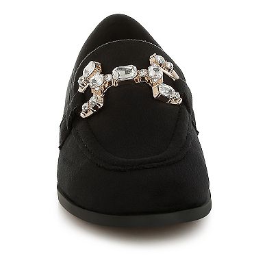 Rag & Co Maestro Women's Chain Detail Loafers