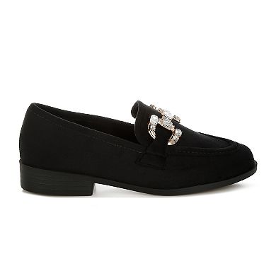 Rag & Co Maestro Women's Chain Detail Loafers