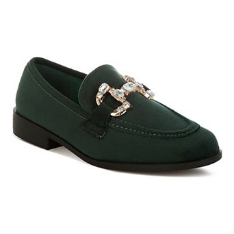 Rag & Co Maestro Women's Chain Detail Loafers