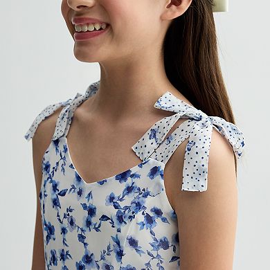 Girls 7-16 Speechless 2-pc. Floral Maxi Dress & Sunglasses Set