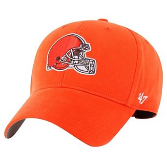 Youth '47 Orange Cleveland Browns Secondary Logo MVP Adjustable Hat