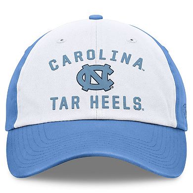 Men's Top of the World White/Carolina Blue North Carolina Tar Heels Heritage Weston Adjustable Hat