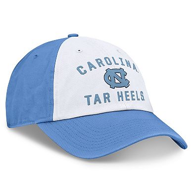 Men's Top of the World White/Carolina Blue North Carolina Tar Heels Heritage Weston Adjustable Hat