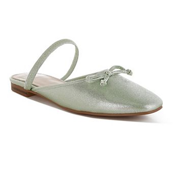 Rag & Co Opalia Women's Glitter Bow Mules