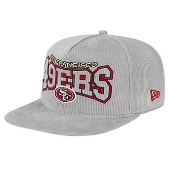 Men's New Era Gray San Francisco 49ers Corduroy��Golfer Adjustable Hat