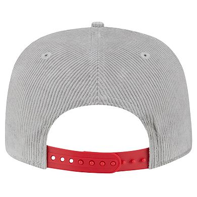 Men's New Era Gray San Francisco 49ers Corduroy��Golfer Adjustable Hat
