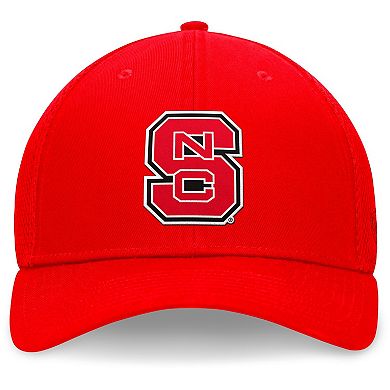 Men's Top of the World Red NC State Wolfpack Spacer Flex Hat