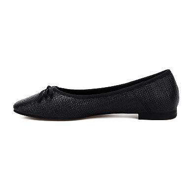 Rag & Co Paper Rings Women's Raffia Ballet Flats