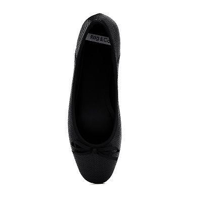 Rag & Co Paper Rings Women's Raffia Ballet Flats