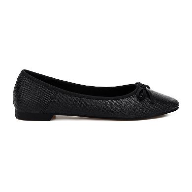 Rag & Co Paper Rings Women's Raffia Ballet Flats