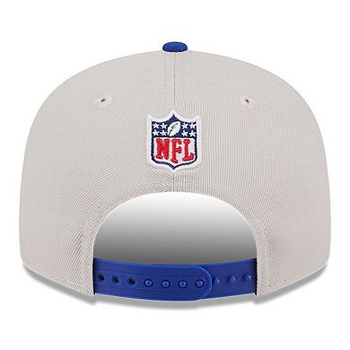 Men's New Era Stone/Royal Buffalo Bills 2024 Sideline Historic 9FIFTY Snapback Hat