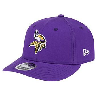 Men's New Era Purple Minnesota Vikings Main Low Profile 9FIFTY Snapback Hat