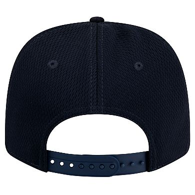 Men's New Era Navy Michigan Wolverines Patched 9SEVENTY Stretch-Snap Adjustable Hat