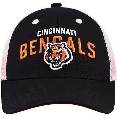 Preschool Black Cincinnati Bengals Core Lockup Trucker Adjustable hat