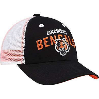 Preschool Black Cincinnati Bengals Core Lockup Trucker Adjustable hat