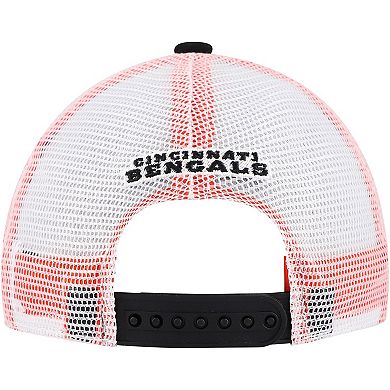 Preschool Black Cincinnati Bengals Core Lockup Trucker Adjustable hat