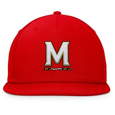 Men's Top of the World Red Maryland Terrapins Fundamental Snapback Hat