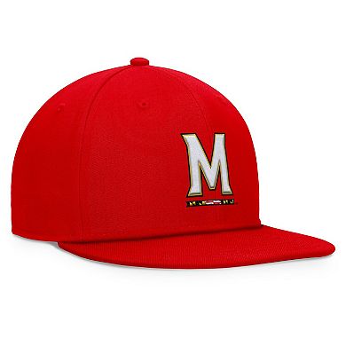 Men's Top of the World Red Maryland Terrapins Fundamental Snapback Hat