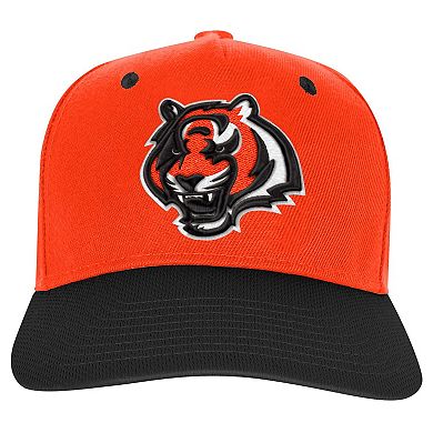 Youth Orange/Black Cincinnati Bengals Pro-Sport Precurved Structured Adjustable��Hat