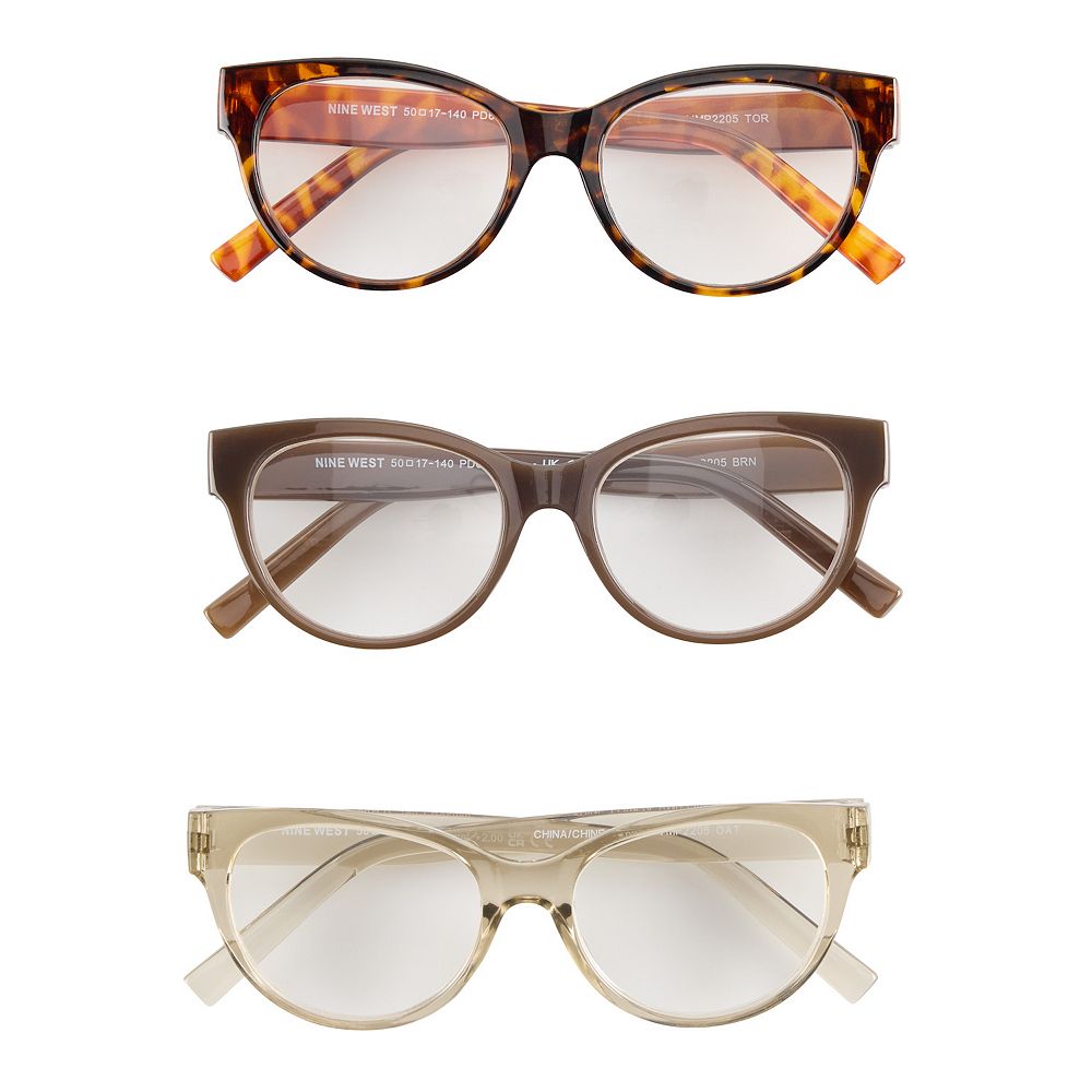 Women's Nine West 3-pk. 50mm Reading Glasses Set