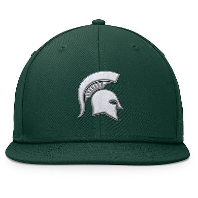 Men's Top of the World Green Michigan State Spartans Fundamental Snapback Hat