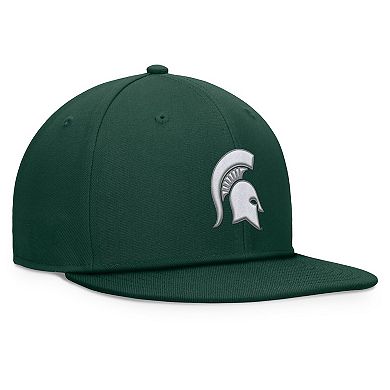 Men's Top of the World Green Michigan State Spartans Fundamental Snapback Hat