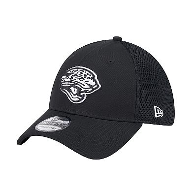 Men's New Era Black Jacksonville Jaguars Main Neo 39THIRTY Flex Hat
